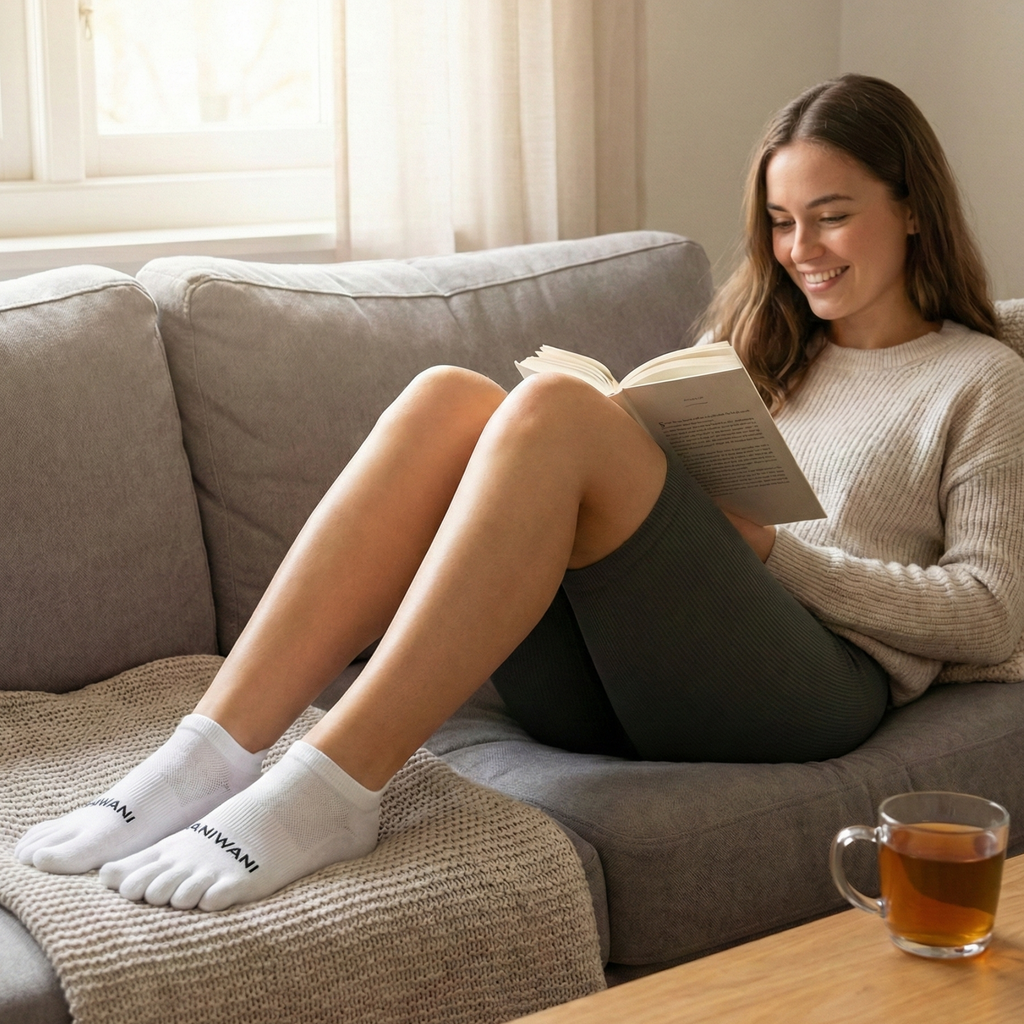 Calcetines de cinco dedos FREE TOES con tecnología Coolmax