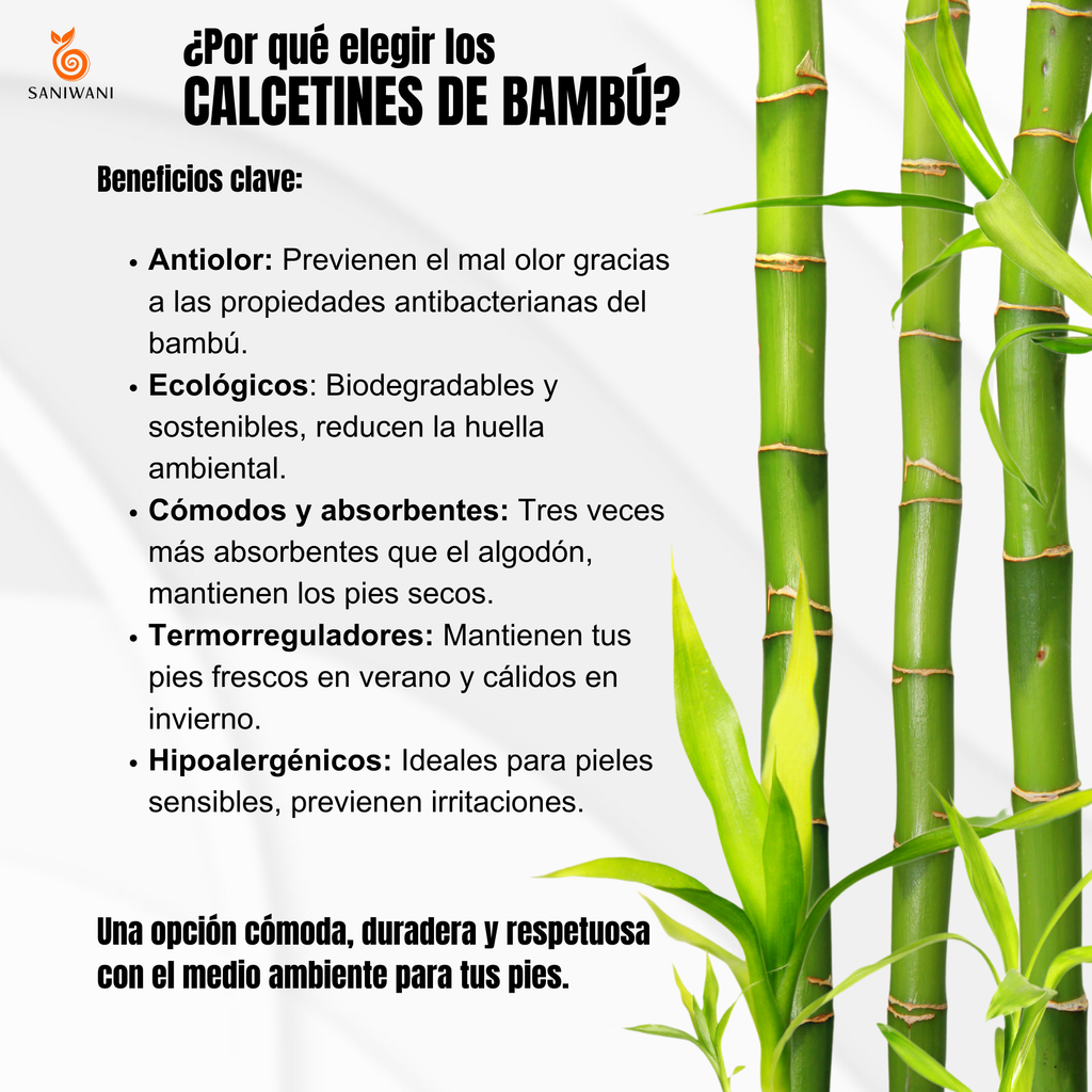 Calcetines de bambú orgánico anatomicos tobilleros L (Negro)