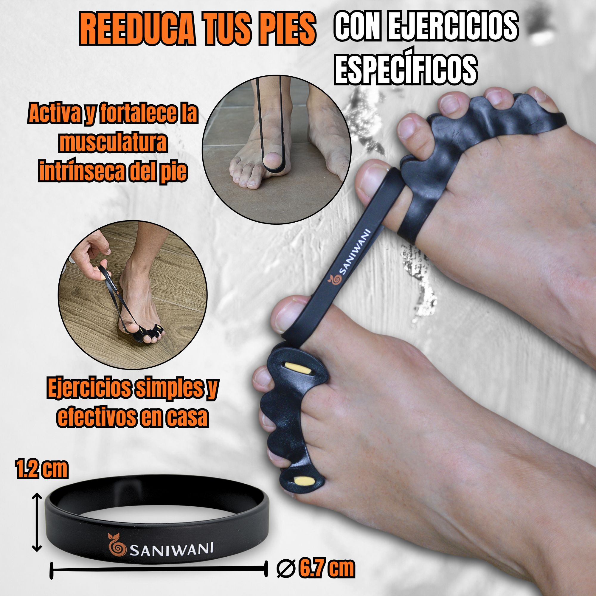Kit funcional completo para los pies