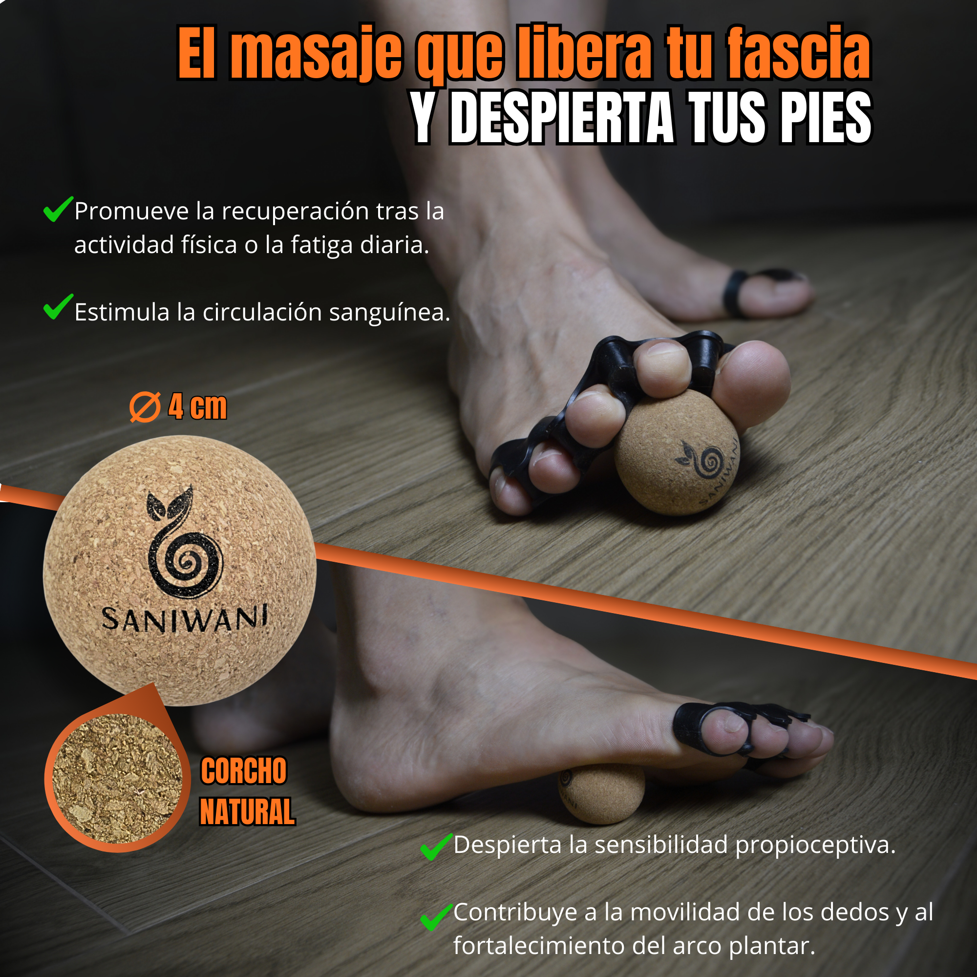 Kit funcional completo para los pies