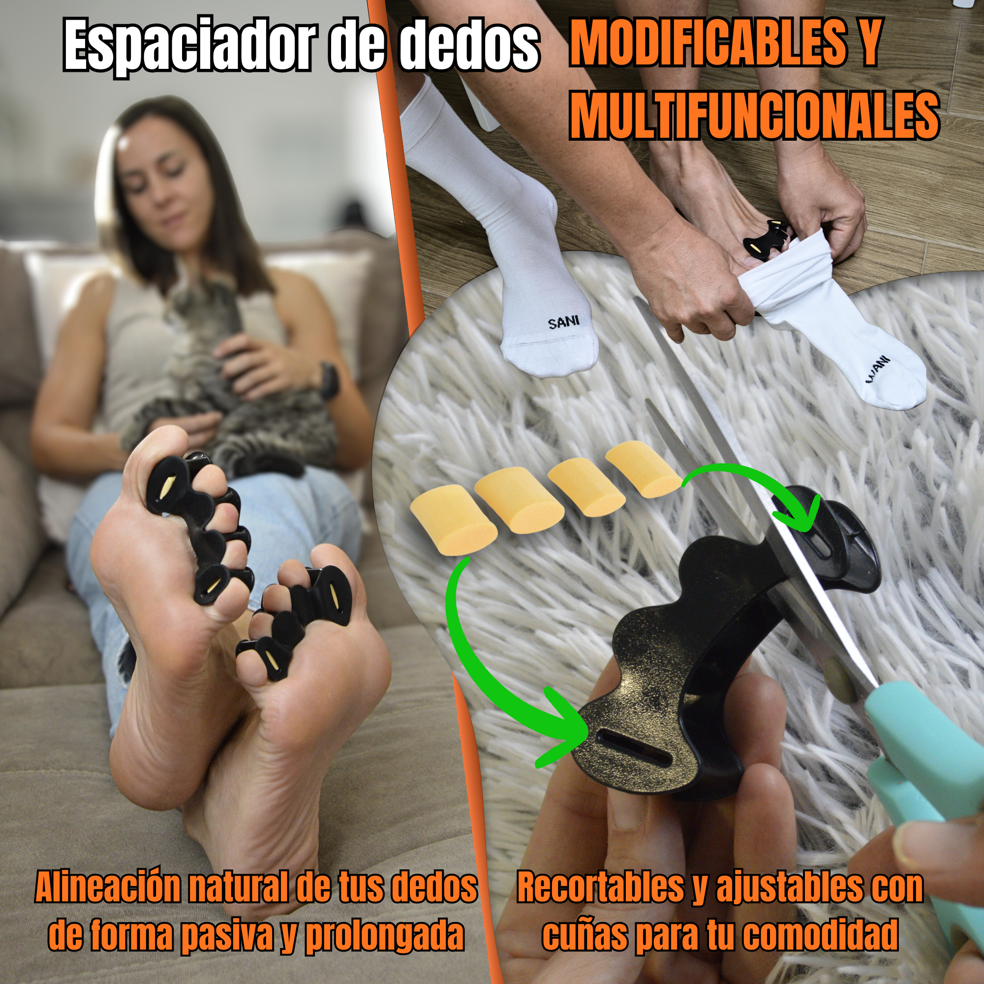 Kit funcional completo para los pies